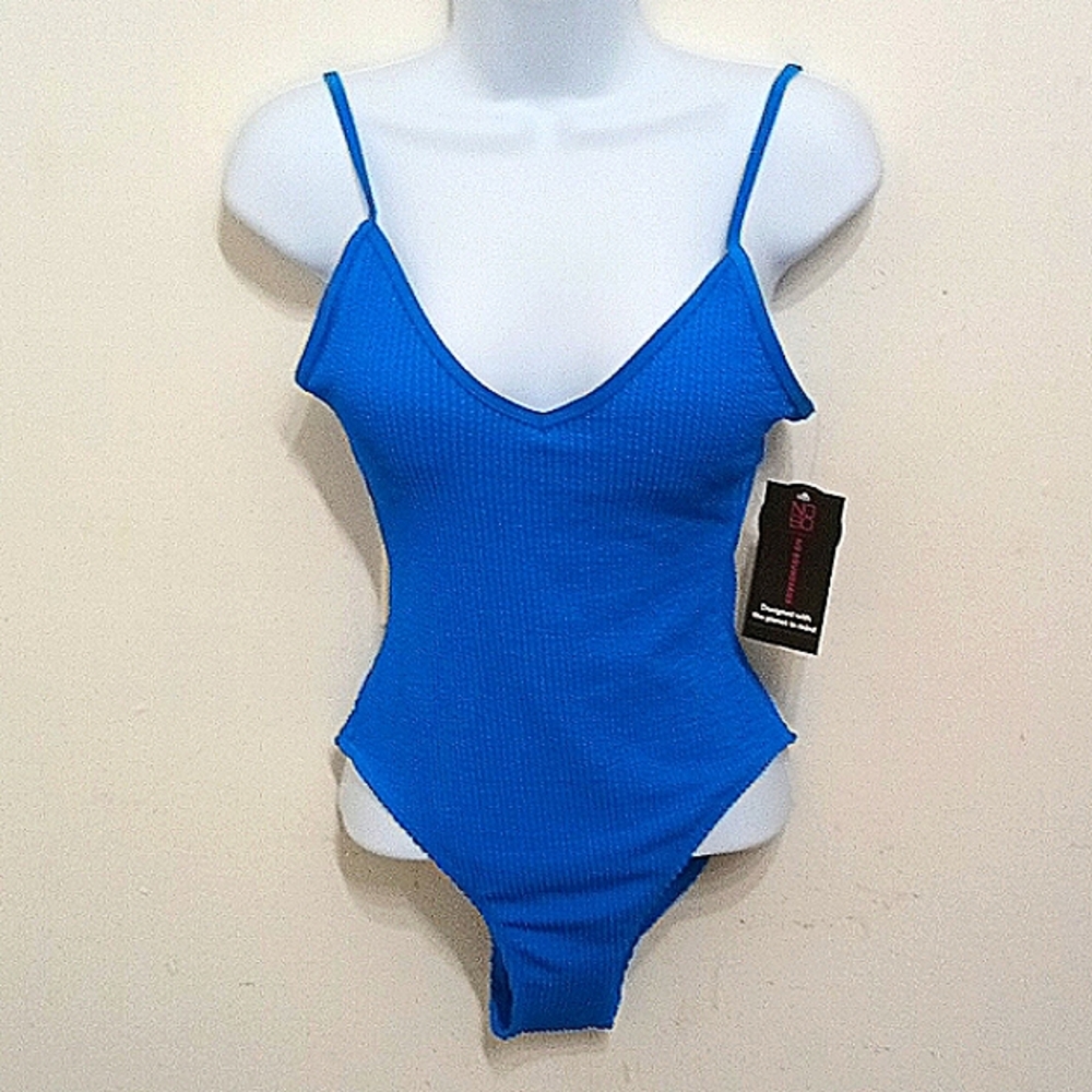 πNWT Swimsuit One Piece Push-Up Pads, Stretchable, Crinkle Design, Adjustable - Picture 3 of 10